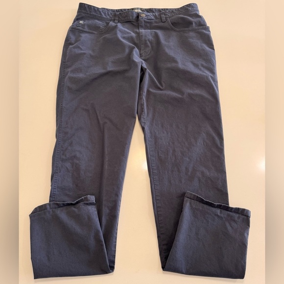 Linksoul Other - Linksoul Mens Five Pocket Straight Leg Chino Golf Pants Size 35L (35X32) Navy